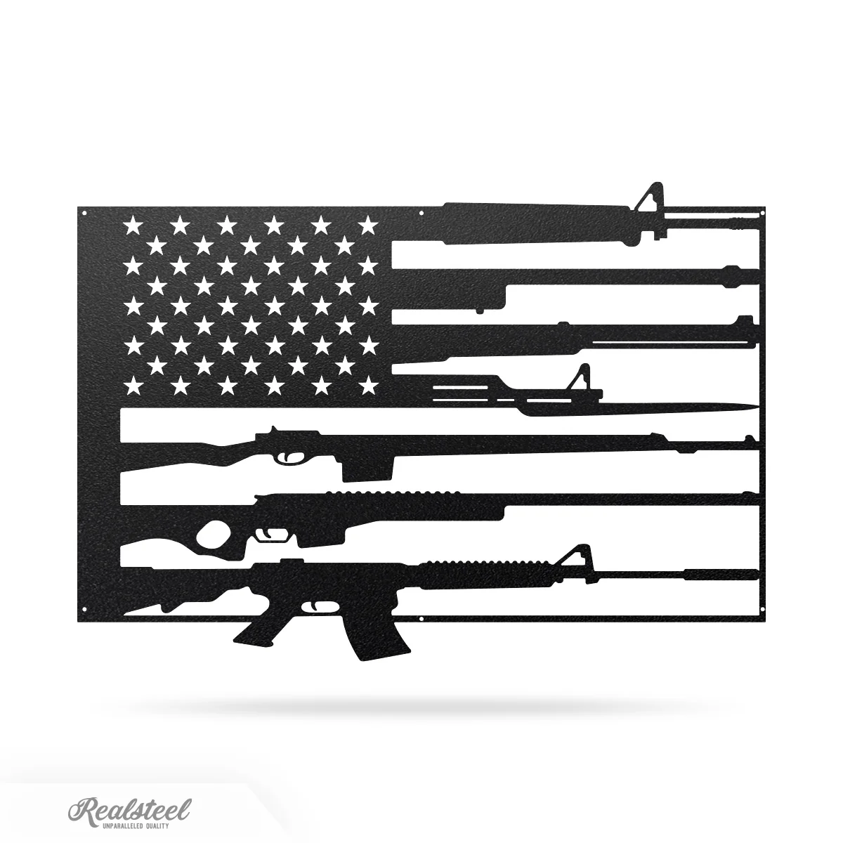 American Flag Gun Monogram - Image 2