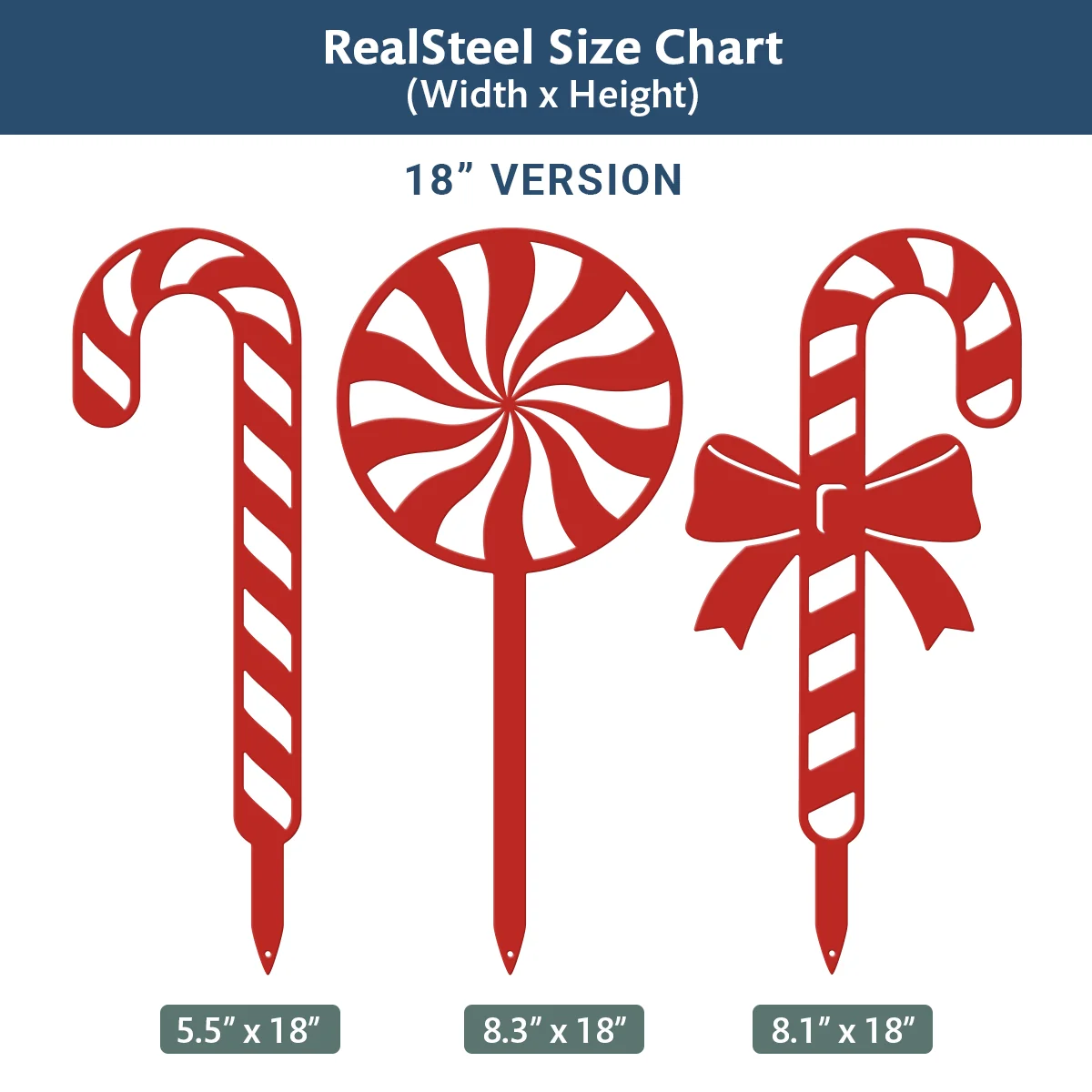 Christmas Candy Cane Stakes - Image 3