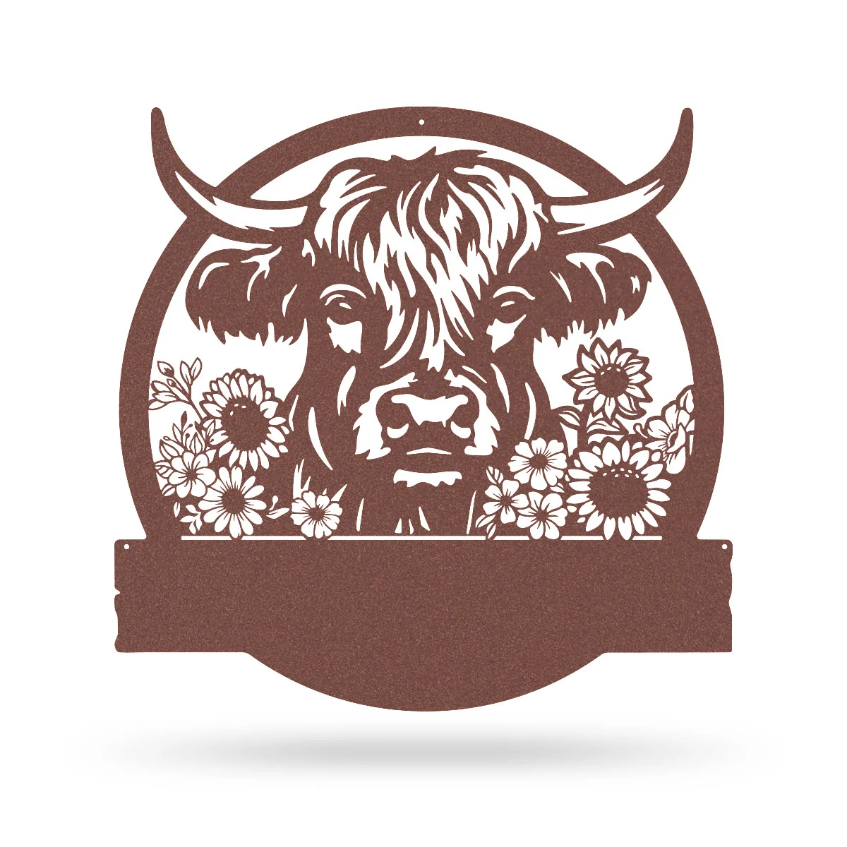 Cow Farm Monogram – Personalized Metal Sign for Farmhouse & Ranch Decor - Image 7
