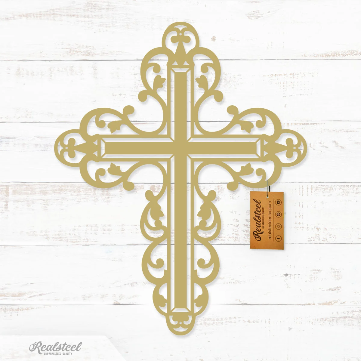 Floral Cross Wall Art - Image 3