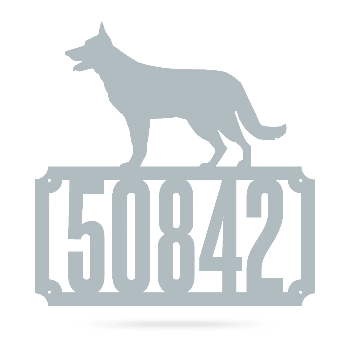 German Shepherd Home Number Monogram - Image 8