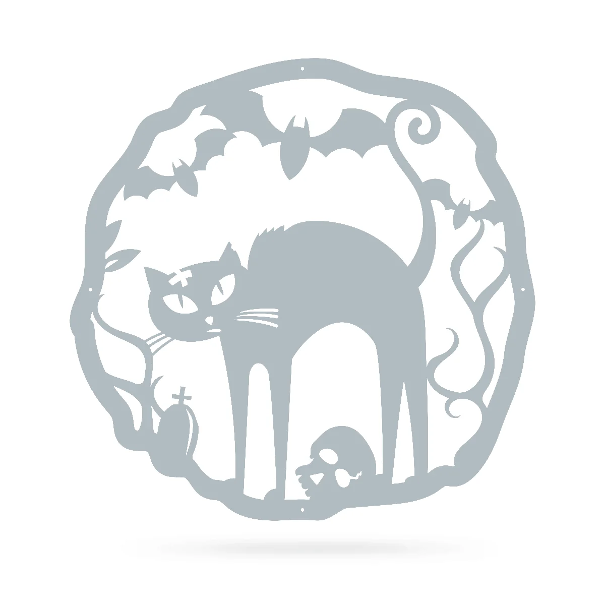 Halloween Cat Wreath - Image 5