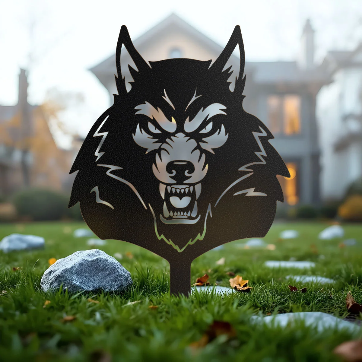 Halloween Monster 4-Pack Garden Stakes | Dracula, Frankenstein, Wolfman, & Mummy - Image 2