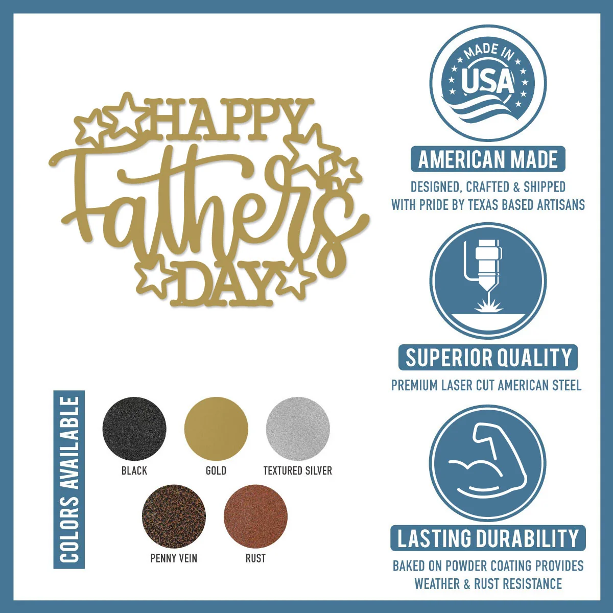 Happy Father's Day Wall Art - Image 3