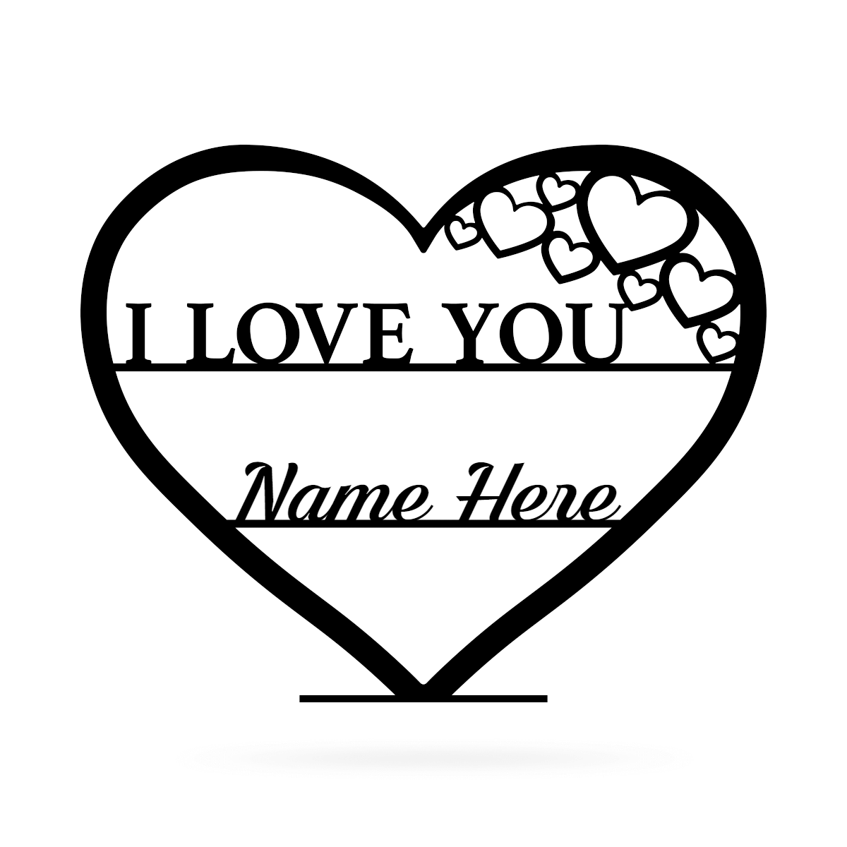 I Love You Monogram - Image 2