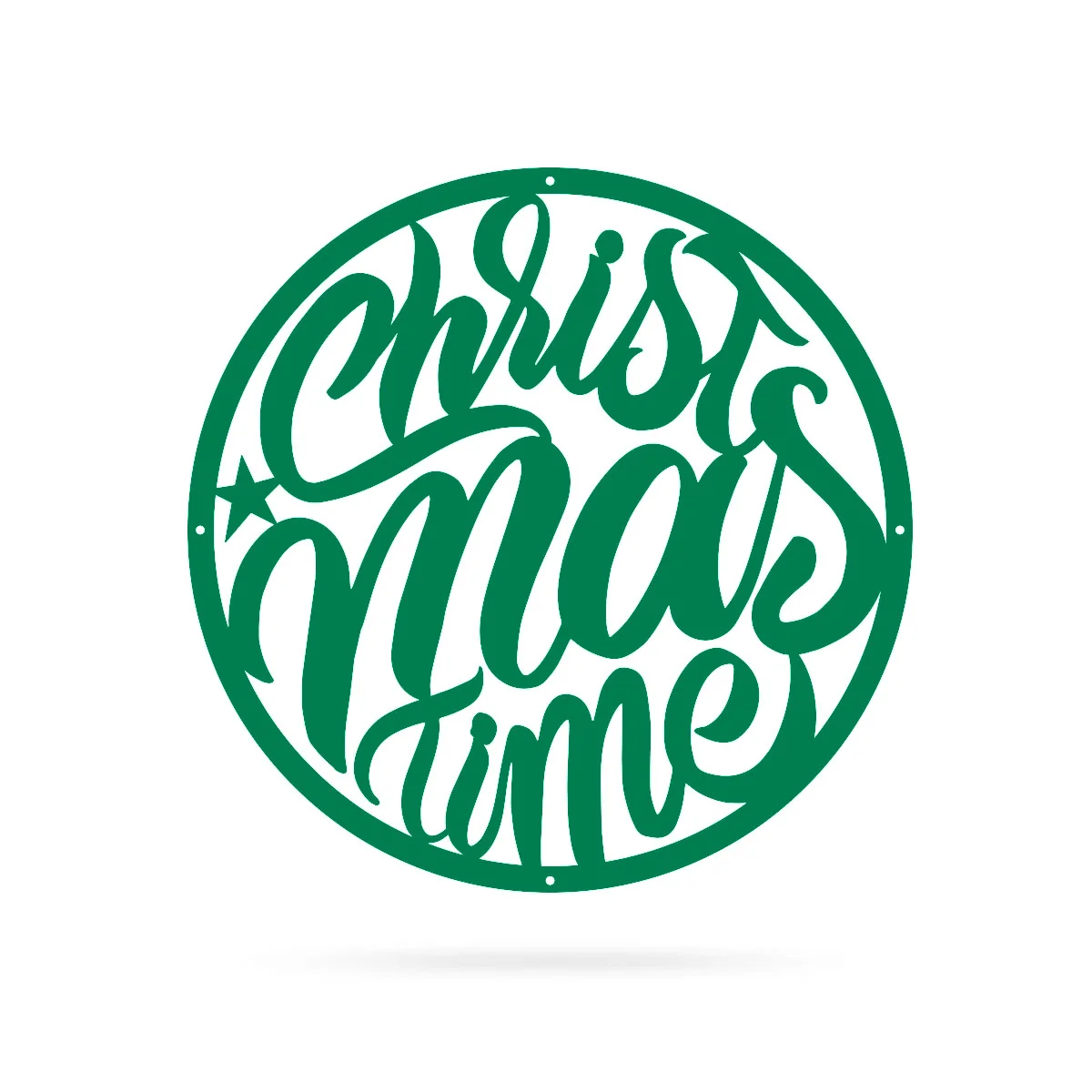 Merry Christmas Holiday Steel Sign - Image 18