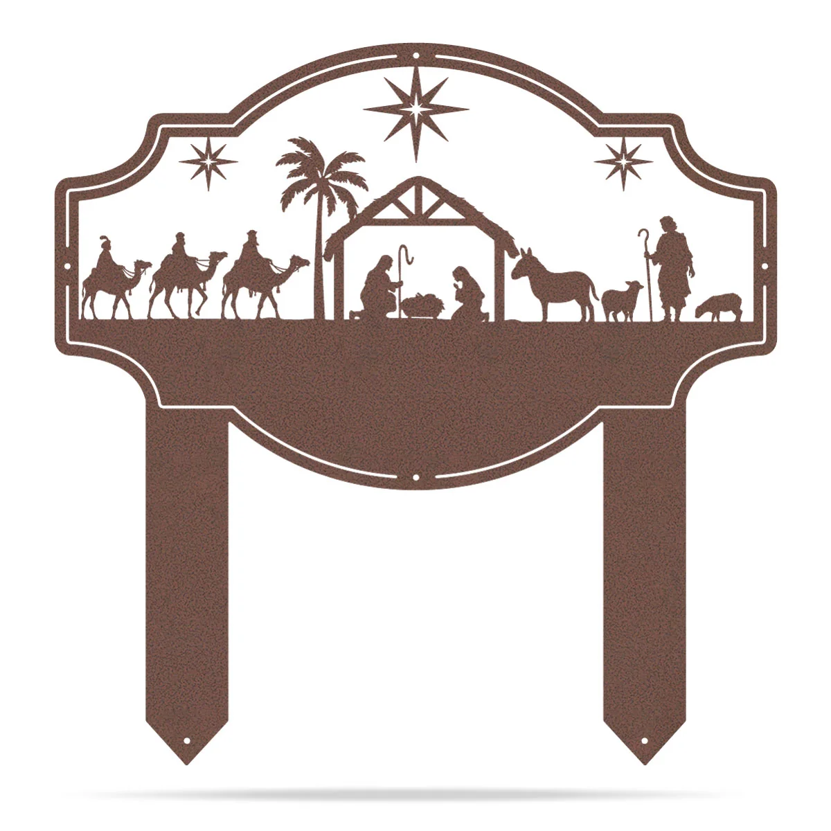 Peace on Earth Nativity Monogram - Image 8