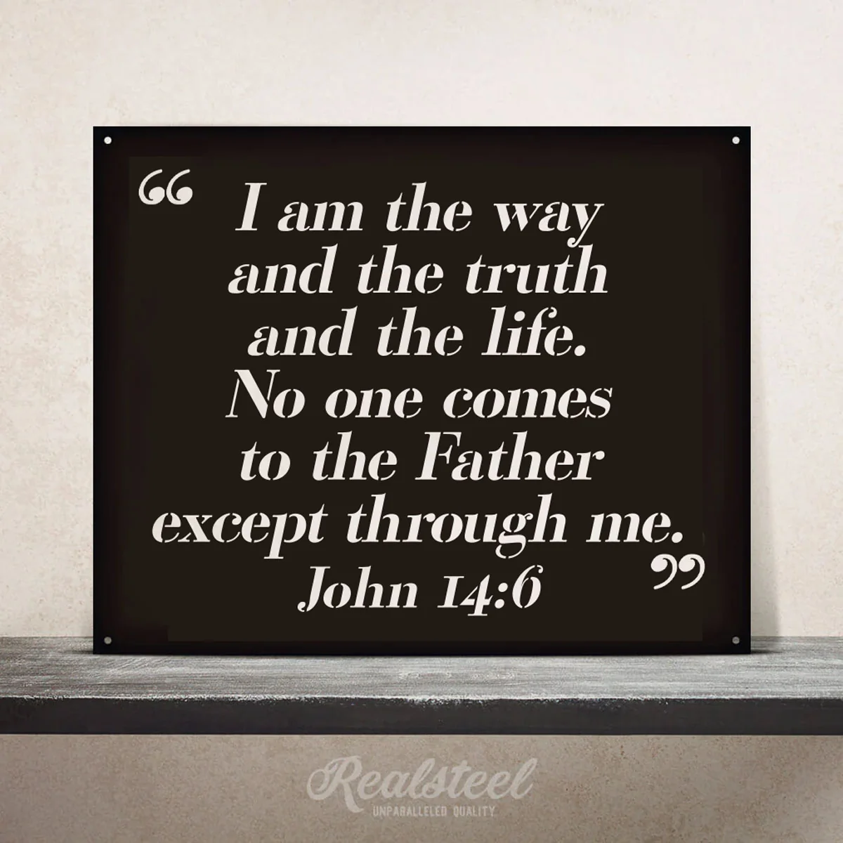 Bible Quote Wall Sign - Image 7