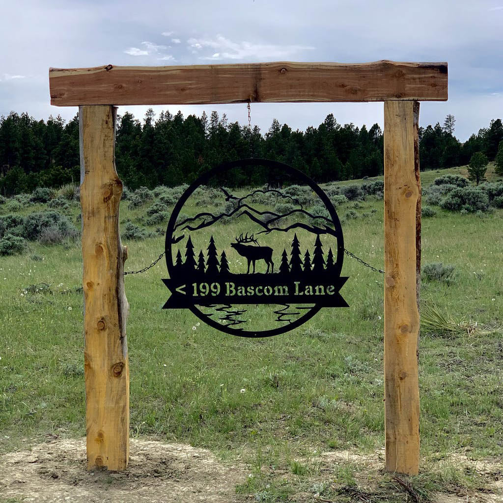 Great Outdoors Elk Monogram